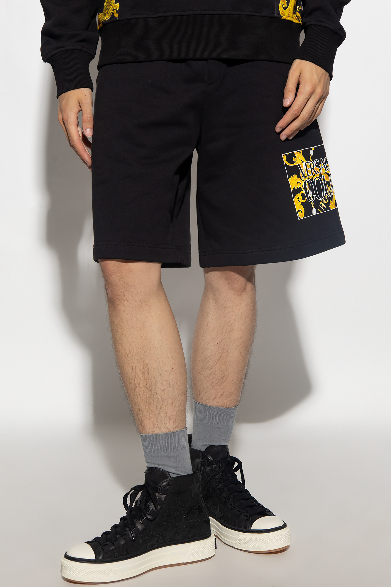 Versace cheap sweat shorts